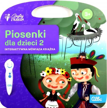 Mini książka Piosenki dla dzieci 2 Czytaj z Albikiem
