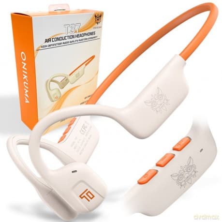ONIKUMA T37 Bezprzewodowe słuchawki kostne Biały