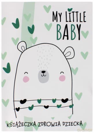Okładka na książeczkę zdrowia dziecka GREEN KM PLASTIK 529459