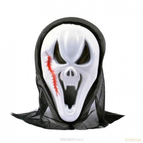 Straszna maska z kapturem MIX