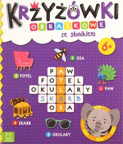 Krzyżówki obrazkowe ze słonikiem - Beata Karlik