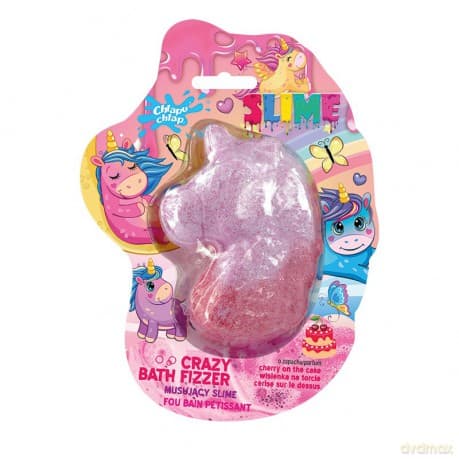 CHLAPU CHLAP Musujący Slime do kąpieli JEDNOROŻEC - zapach wiśni