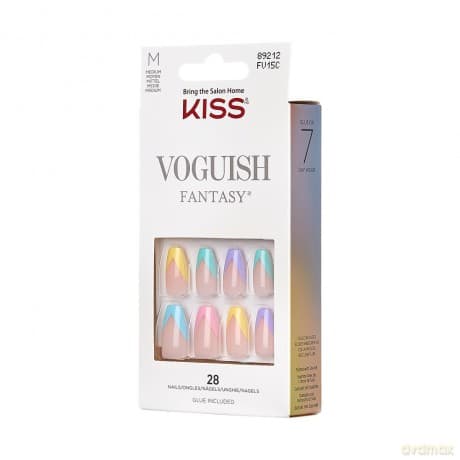 KISS Sztuczne Paznokcie Voguish Fantasy - Candies (rozmiar M)(28szt)