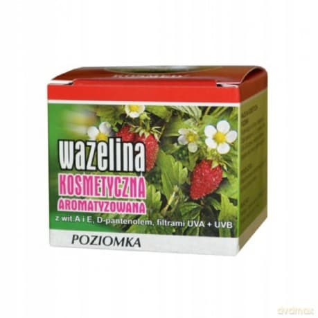 Kosmed Wazelina kosmetyczna aromatyzowana - Poziomka 15ml