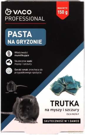 VACO PROFESSIONAL Trutka Pasta na myszy i szczury (Brodifakum) 150g