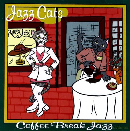 Various Artists: Jazz Cats (M. Bailey, G. Miller, S. Bechet, R. Eldridge, T. Grimes, B. Holiday, D. Ellington, Chocolate Dandies, H. James, B, Carter, S. Smith, L. Hampton): Coffee Break Jazz