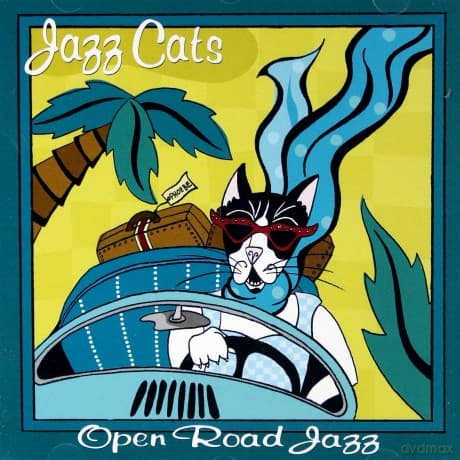 Various Artists: Jazz Cats (L. Hampton, A. Shaw, The Casa Loma Orchestra, B. Goodman, D. Reinhardt, G. Miller, G. Krupa, N. King Cole, B. Carter, C. Webb, D. Gillespie, J.R. Morton, J. Lunceford, D. Reinhardt): Open Road Jazz