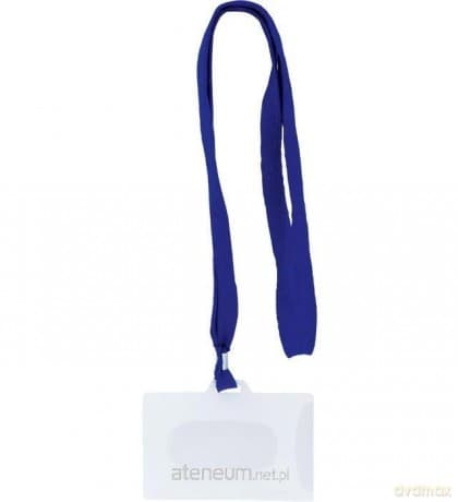 Identyfikator z taśmą nieb. GR-50T 50szt.