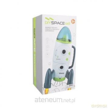 Rakieta kosmiczna + łazik + 2 kosmonautów