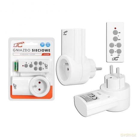 Gniazdo sieciowe sterowane pilotem LTC