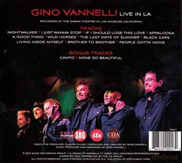 Gino Vannelli: Gino Vannelli - Live In La