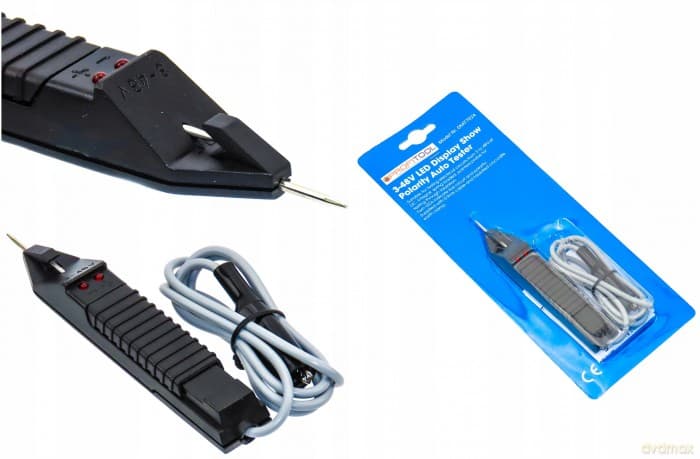 Samochodowy Tester Napięcia Miernik 3-48v Led Auto