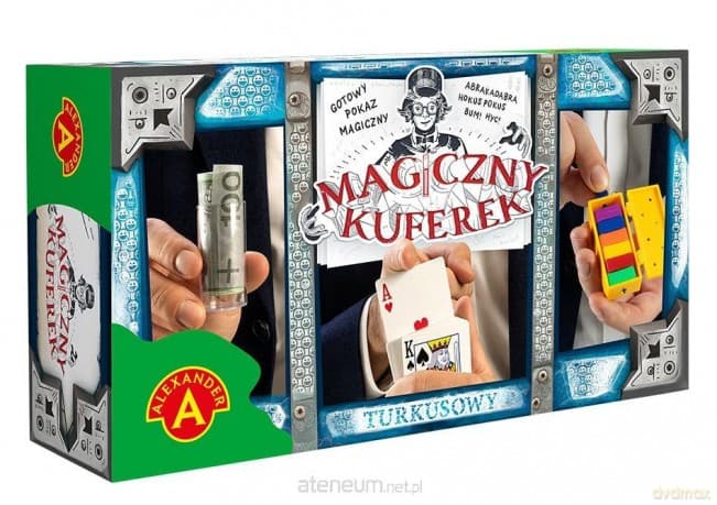 Magiczny kuferek - turkusowy