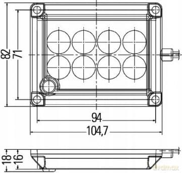 Oświetlenie wnętrza Hella 2JA 012 557-001