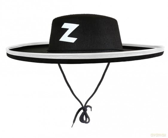 Kapelusz Zorro rozm.S