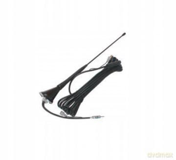 Kufieta Antena Samoch Czarna Z Kablem Ze Wzmacniac