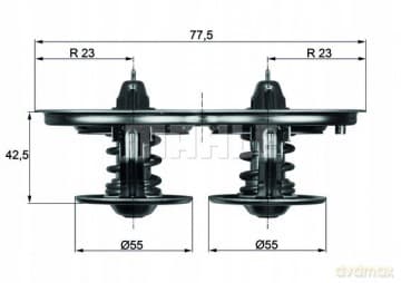 Mahle TX 32D Termostat, środek chłodzący
