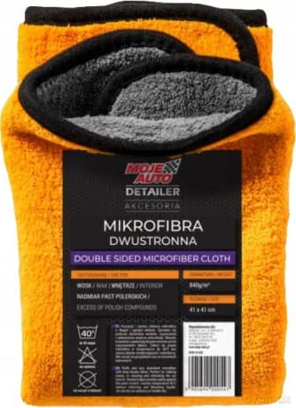 Moje Auto Detailer Mikrofibra Dwustronna 41x41cm