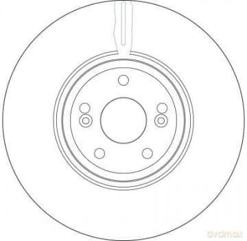 Tarcza hamulcowa TRW DF4231S Renault