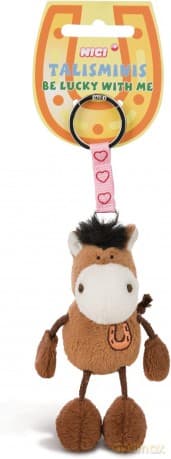 NICI wieszak/brelok na klucze brązowy koń 7 cm Talisminis