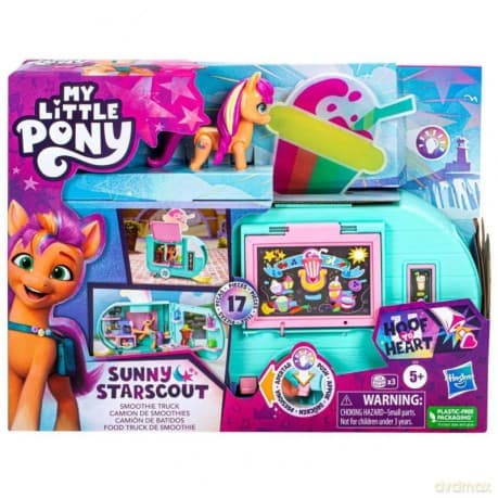 Zestaw figurek My Little Pony Sunny i ciężarówka ze smoothie