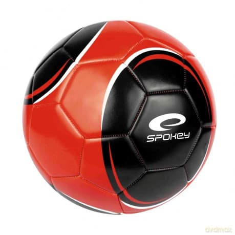 Spokey Piłka Nożna Czarno Czerwona