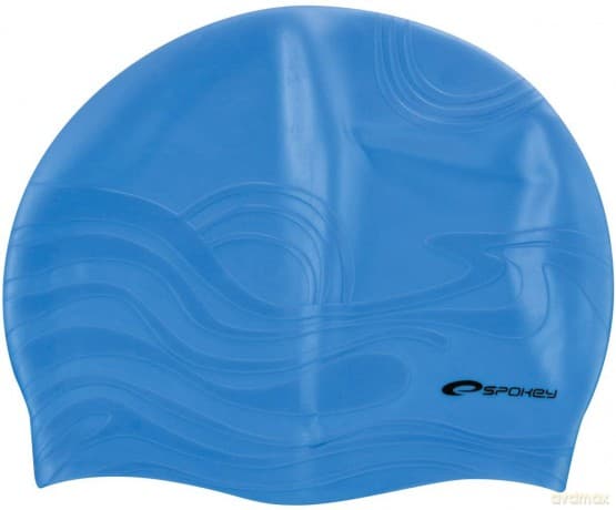 Spokey Czepek Silikonowy Fale Jasno Niebieski