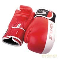 Spokey Rękawice Bokserskie Skórzane 12 Oz Czerwone Duke