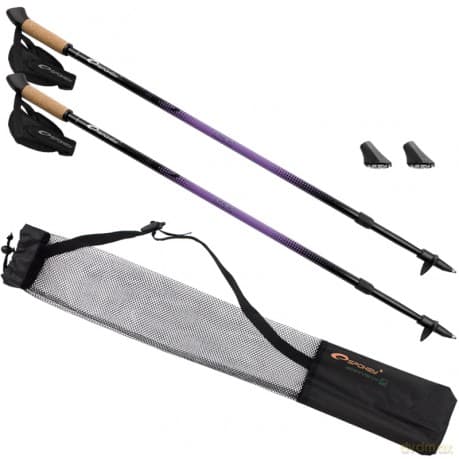 Spokey Crest II Kije Nordic Walking aluminiowe 89828