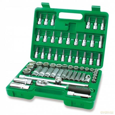 ZESTAW NARZĘDZI 3/8" 60el TOPTUL GCAI6001