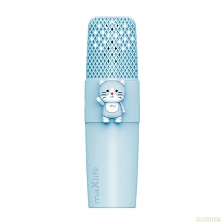 Maxlife mikrofon z głośnikiem Bluetooth Animal MXBM-500 niebieski