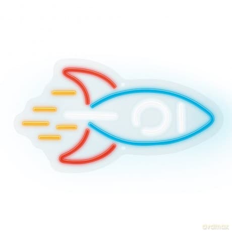 Neon PLEXI LED RAKIETA multikolor NNE18 Neolia