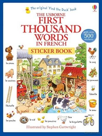 First 1000 Words French Sticker - Heather Amery