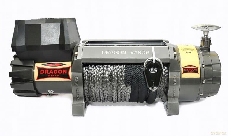 Dragon Winch Wyciągarka elektryczna 12V 9000 lb / 4082 kg lina syntetyczna