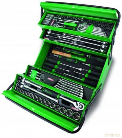 Skrzynia narzędziowa z wyposażeniem TOPTUL