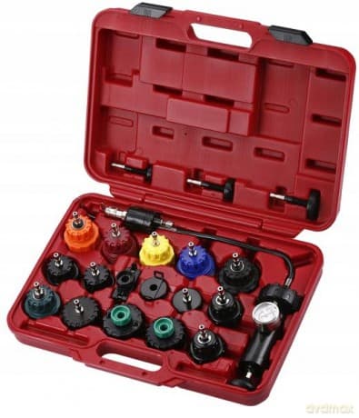 Zestaw do sprawdzania ciśnienia w układzie chłodzenia