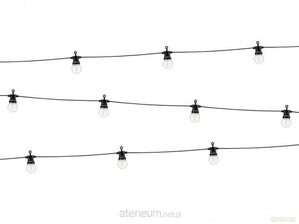 Lampki dekoracyjne LED czarne 5m