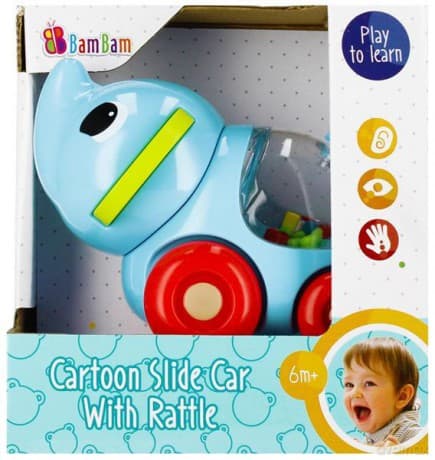 BAM BAM Grzechotka Pojazd Słonik 515229