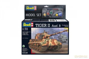 Model do sklejania 1:72 63129 Tiger II Ausf. B Revell