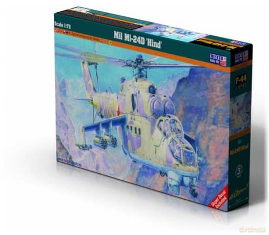 Model helikoptera do sklejania Mil Mi-24D Hind 1:72