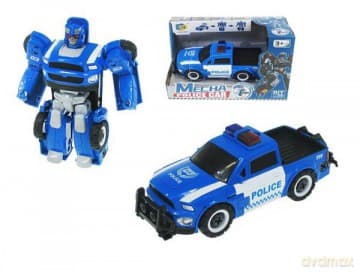 Robot Policja 17cm do rozkręcania D622-H332A