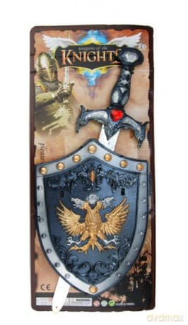 Zestaw rycerski - miecz i tarcza