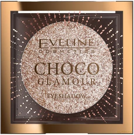 EVELINE Choco Glamour Błyszczący Cień-toper do powiek