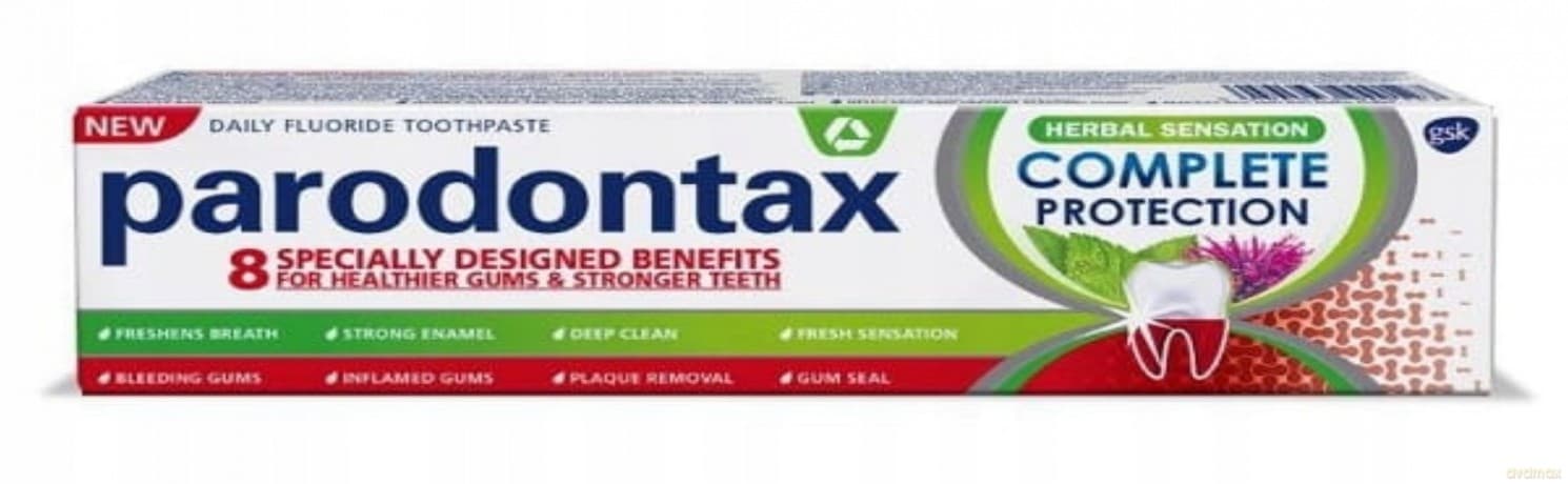 GSK PARODONTAX Pasta Complete Protection Herbal&