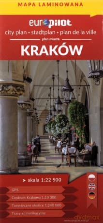 Kraków. Plan miasta w skali 1:22 500