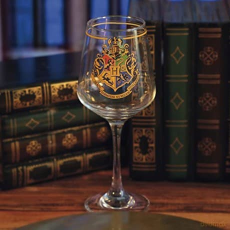 HARRY POTTER - Stemmed glass - Hogwarts Crest