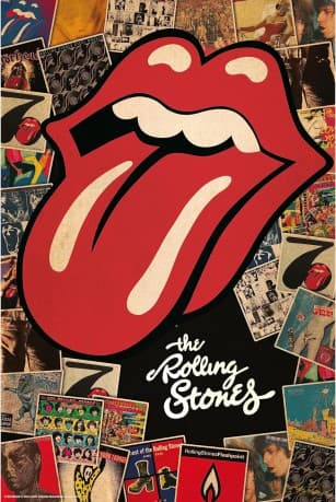 THE ROLLING STONES - Poster Maxi 91.5x61 - Collage