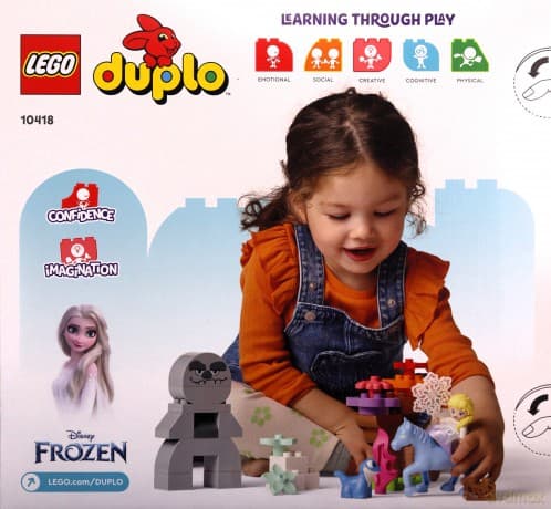 LEGO Duplo Elza i Bruni w zaczarowanym lesie (10418)