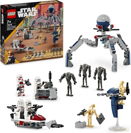 LEGO Star Wars Zestaw bitewny z żołnierzem armii klonów i droidem bojowym (75372)