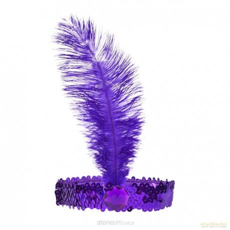 Opaska charleston fioletowa